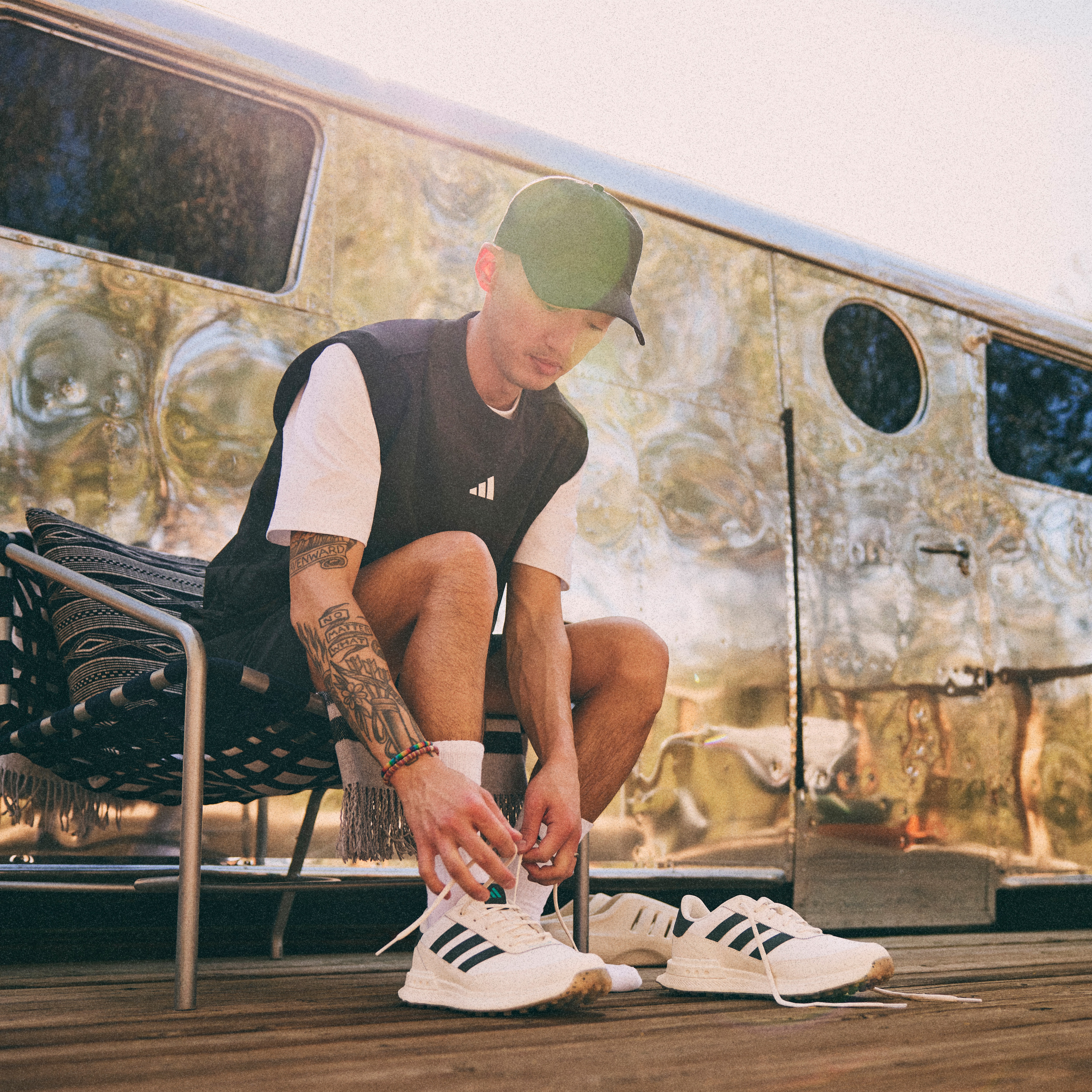 adidas S2G 24 Leather Spikeless Golf Sneakers - Grey | Free