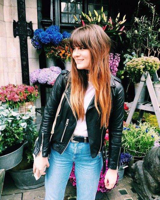 ? Cat Lewis - Balfern Leather Biker Jacket