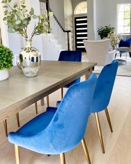 Nora Armless Fabric Dining Side Chair | Living Spaces