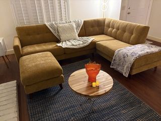 Allie Buttercup Yellow Gold Fabric 108