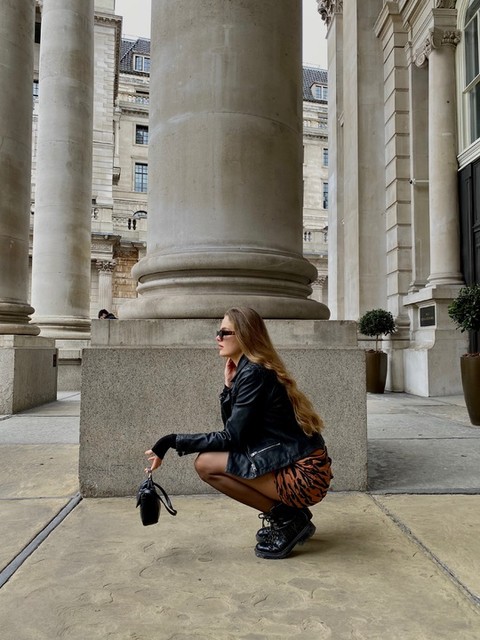 @vicsmart - Cargo Leather Biker Jacket