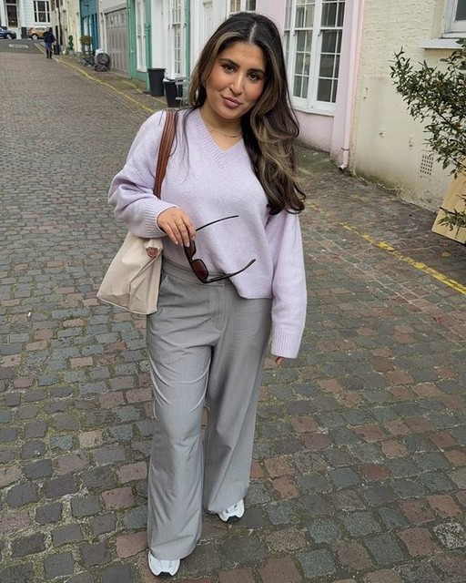 ASOS DESIGN Tall tailored wide leg trousers with pleat detail in grey