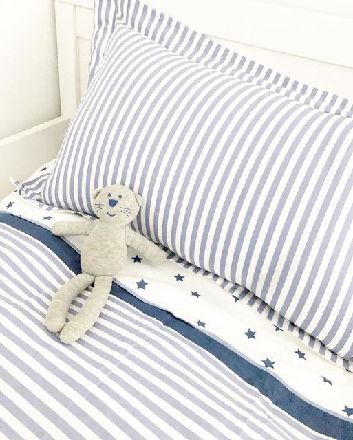 Blue Stars and Stripes Duvet Set 