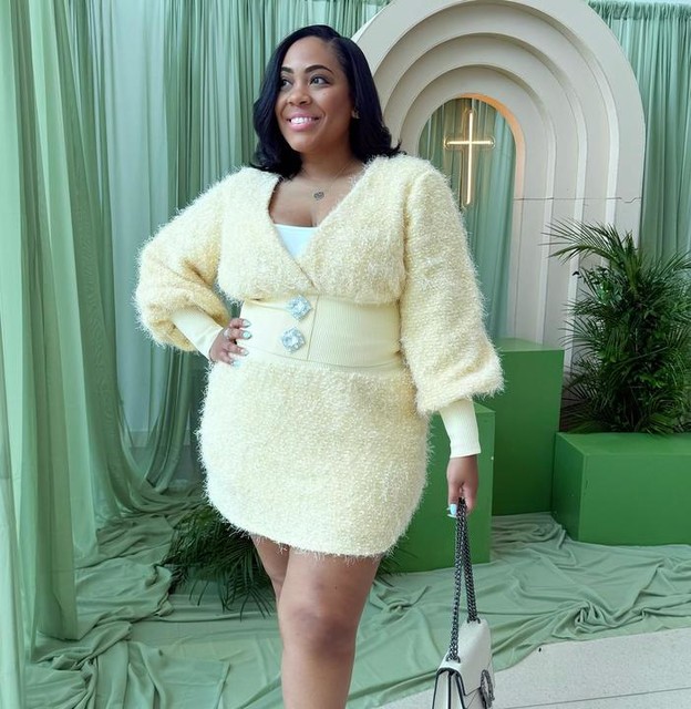 ASOS LUXE Curve co-ord fluffy textured cardigan with embellished buttons in Buttermilk