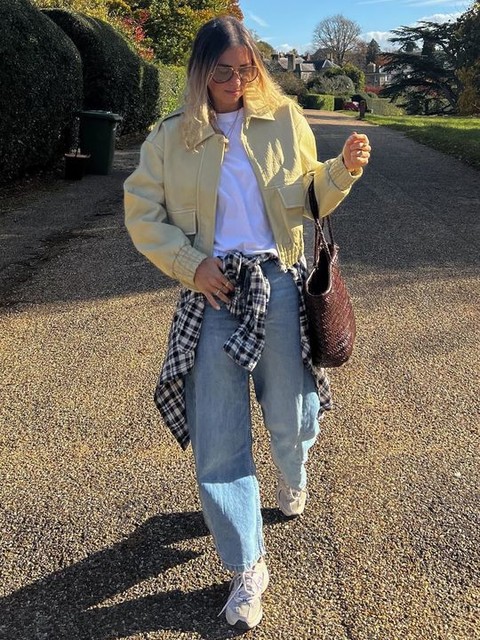 Topshop short bubble faux leather bomber jacket in buttermilk