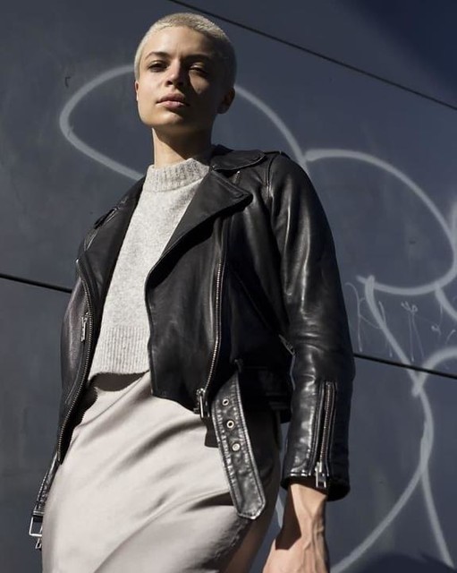 kaderolavelaj - Balfern Leder Bikerjacke