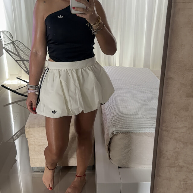 adidas BALLOON SKIRT - Black | Free Shipping with adiClub