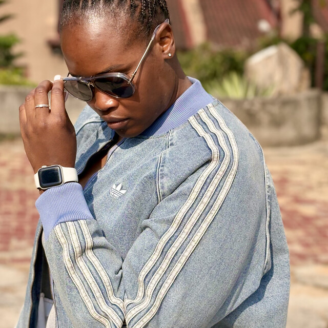 トップス WK adidas SST OVERSIZED DENIM TRACKTOP - Blue | Free Shipping with