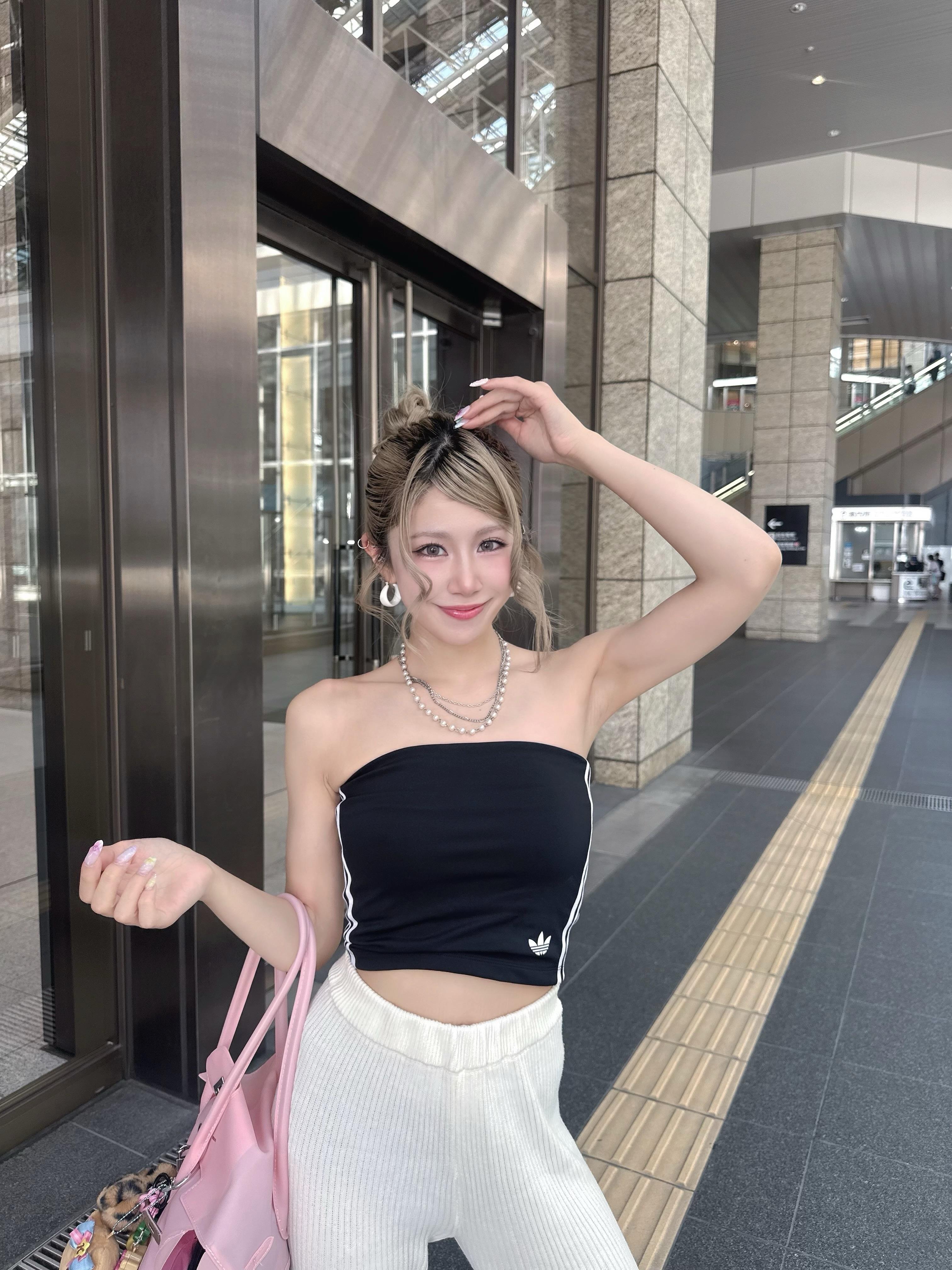 adidas 3 STRIPES TUBE TOP - Black | Free Shipping with adiClub