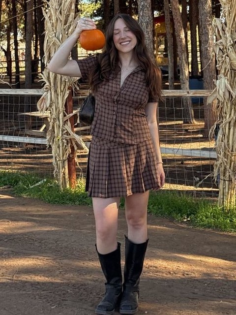 Miss Selfridge tailored shirt in plaid - part of a set