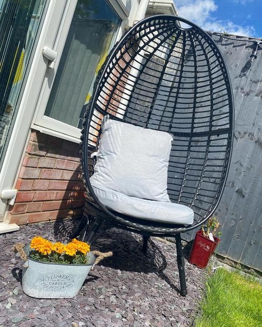 Egg Chair Garden Swing Cover Asda Garden Swing Chair String Chair