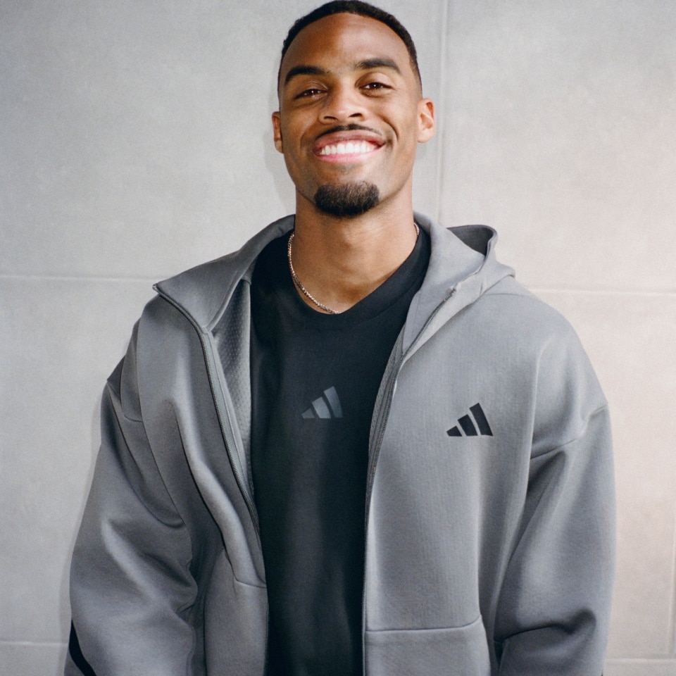 ADIDAS Z.N.E. FULL ZIP Track Top - Grey | Free Shipping with adiClub