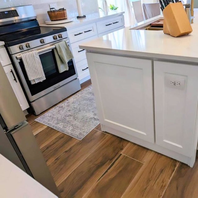 Tobacco Cask Wood Plank Matte Porcelain Tile