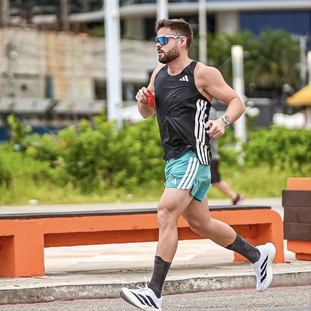 adidas Adizero Running Singlet - Blue | Free Shipping with adiClub