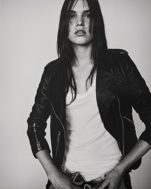 AllSaints - Cazadora biker de cuero Balfern