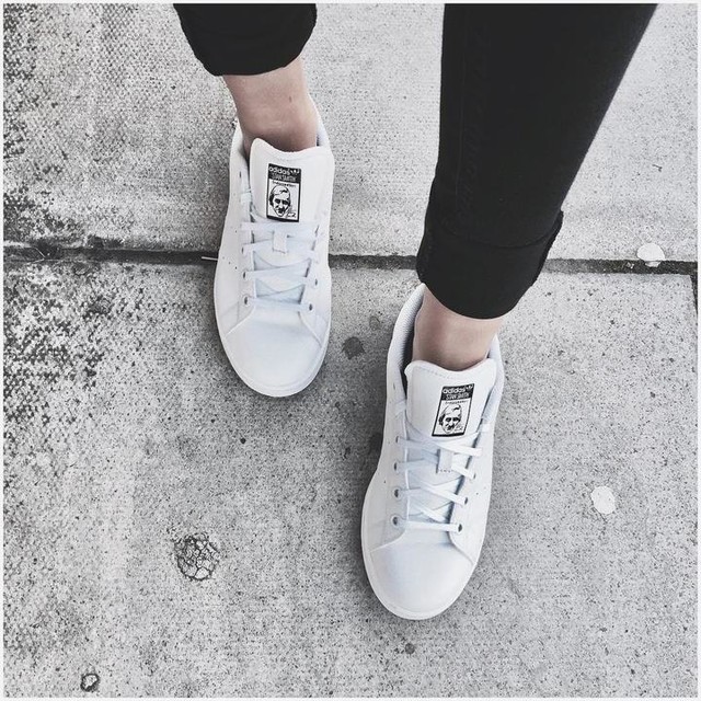 stan smith cutout blanche