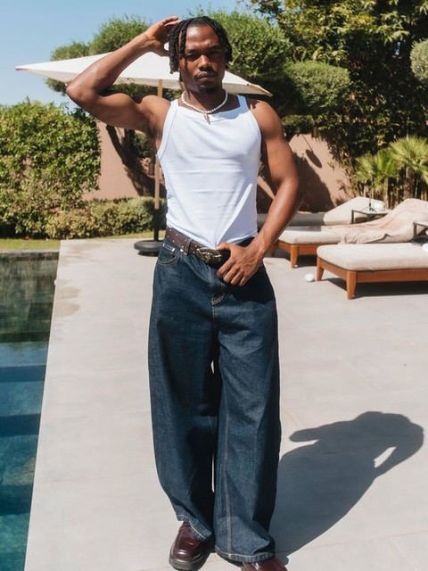 ASOS DESIGN super baggy jeans in raw wash