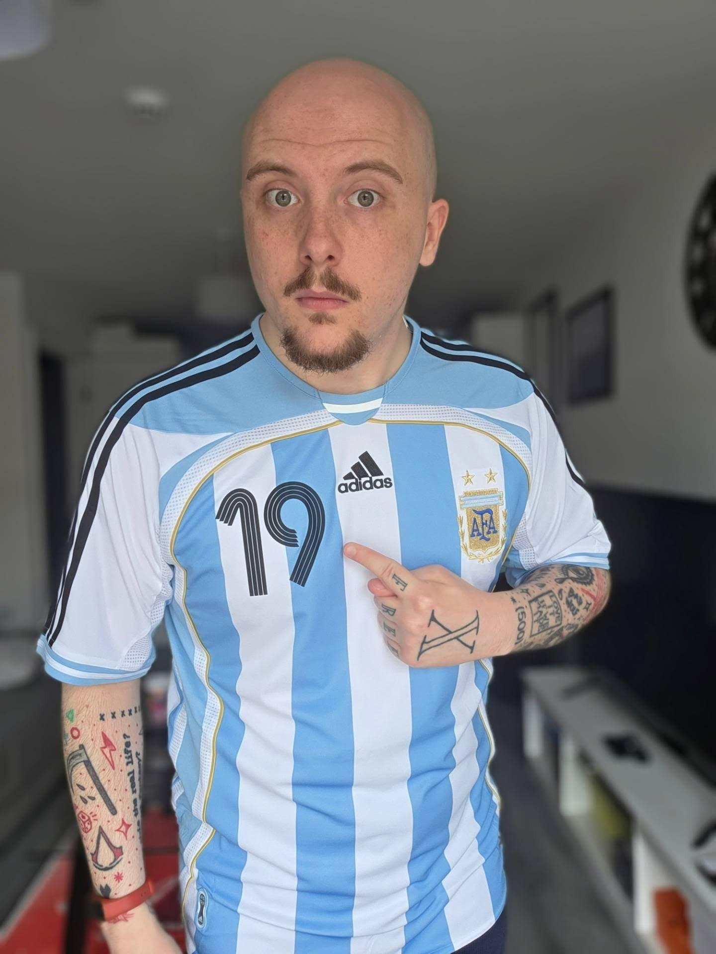 adidas Argentina Home Jersey 2006 Messi - White | Free Shipping