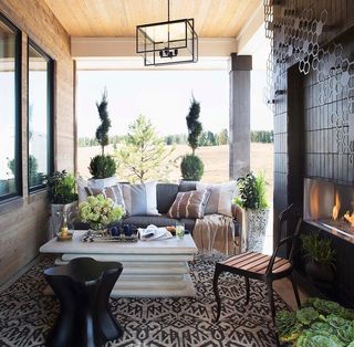 Halle Wide Hanging Lantern - S5797 | Visual Comfort