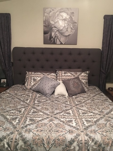 Leighton California King Upholstered Platform Bed Living Spaces Leighton California King Upholstered, Domain Cal King Platform Bed Espresso