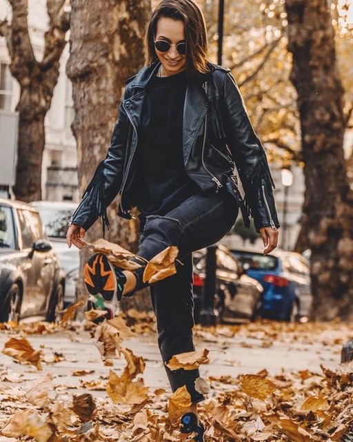 julie.co.uk - Balfern Leder Bikerjacke