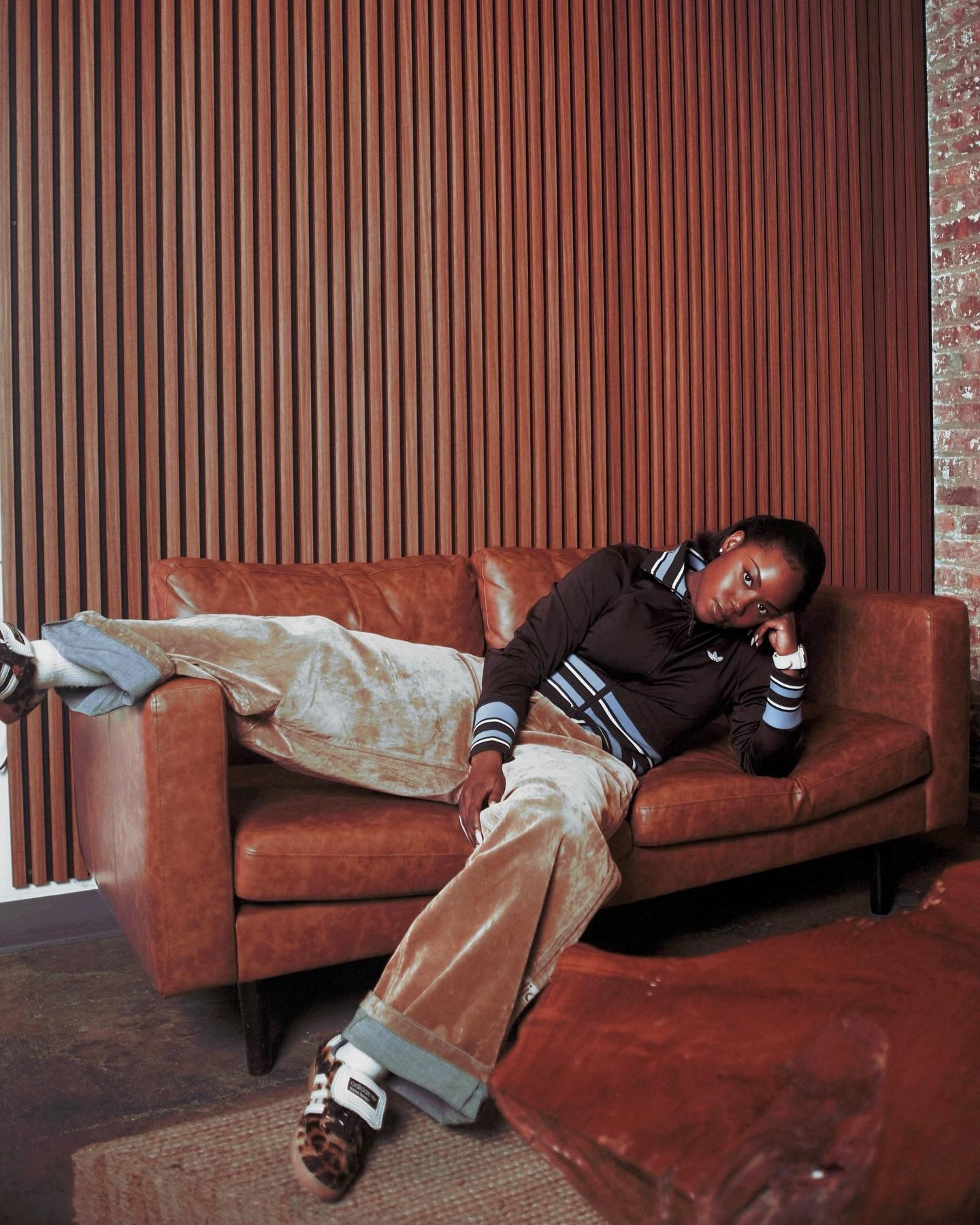 adidas Adibreak Brushed Twill Pant - Brown | Free Shipping with