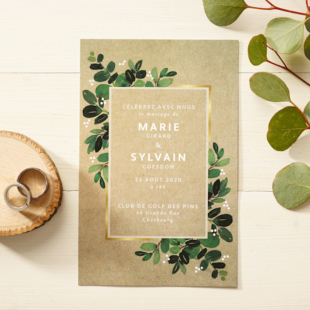 Faire-part de mariage