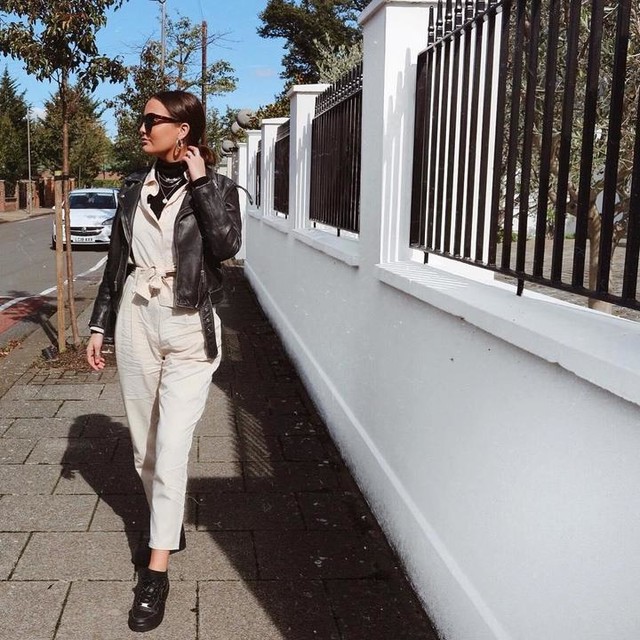 rosettabennett - Cargo Leder Bikerjacke
