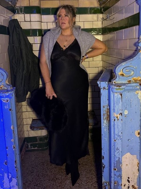 adidas Originals x ASOS satin dress in black