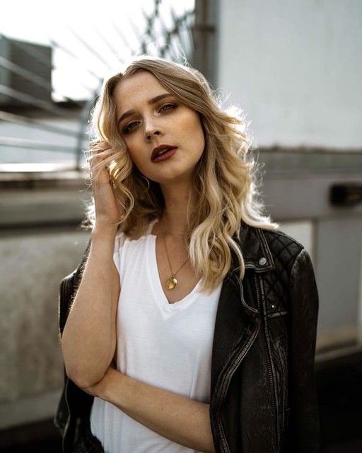 herestophoto - Cargo Leather Biker Jacket