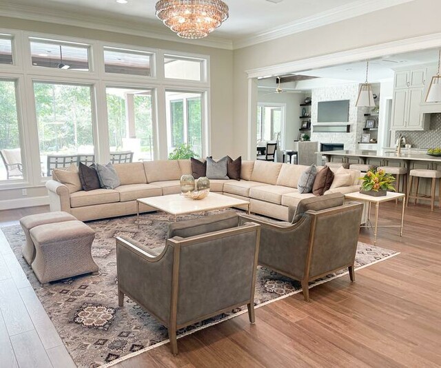 Halton Leather Occasional Chair—Exposed Wood Frame | Ethan Allen