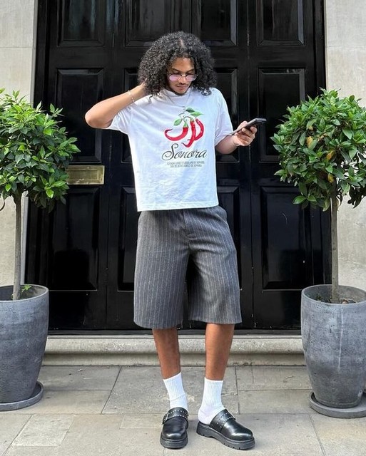 ASOS DESIGN boxy oversized t-shirt with chilli graphic in white