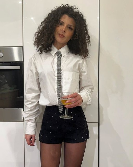 Topshop cinched oversized poplin shirt in white