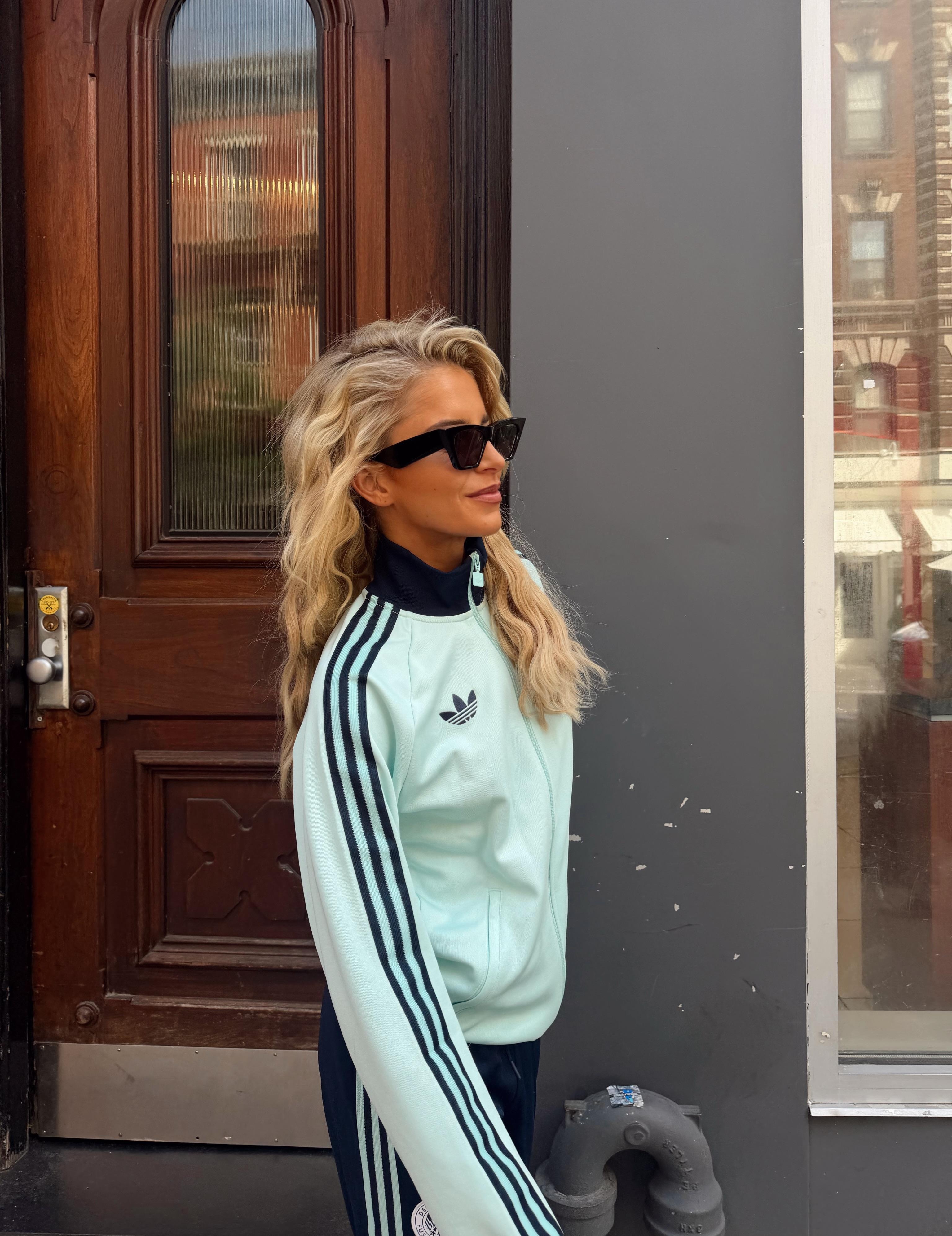 adidas Germany Originals Track Top - Turquoise | Free Shipping